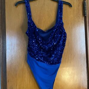 SHEIN Vibrant Blue Dress